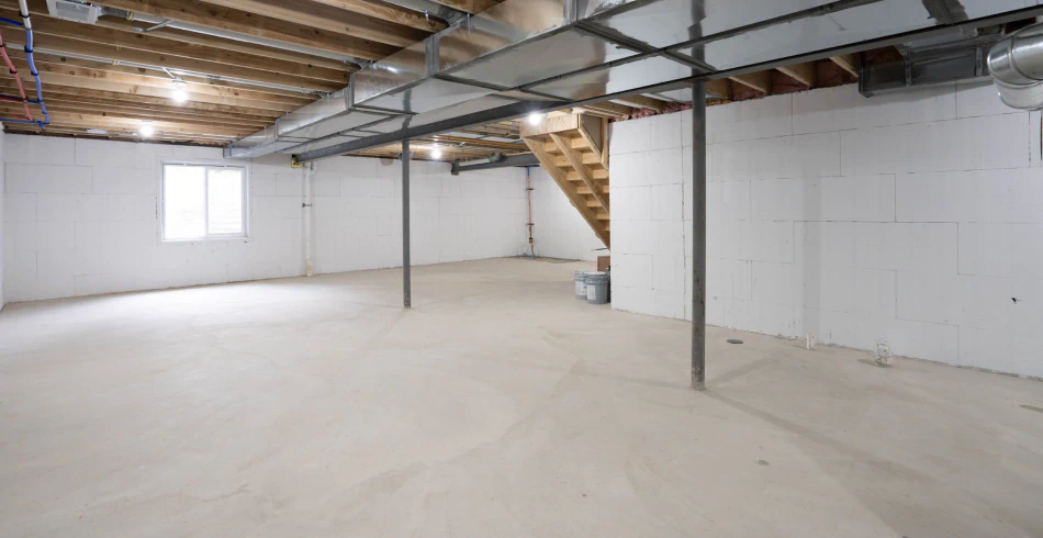 Basement Concrete Floor Installation
